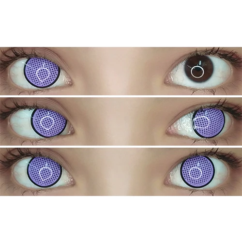 Sweety Crazy Violet Mesh Rim (1 lens/pack) - Image 2