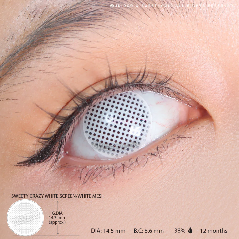 Sweety Crazy White Screen/White Mesh (1 lens/pack) - Image 3