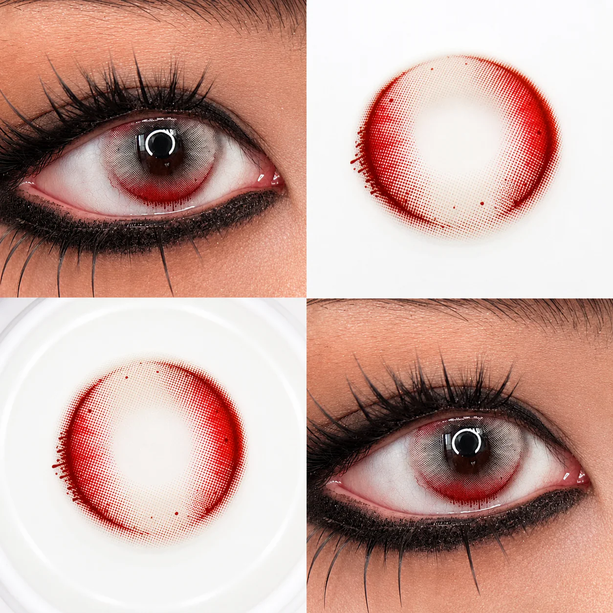 Sweety Crazy Witch Tears Red (1 lens/pack)