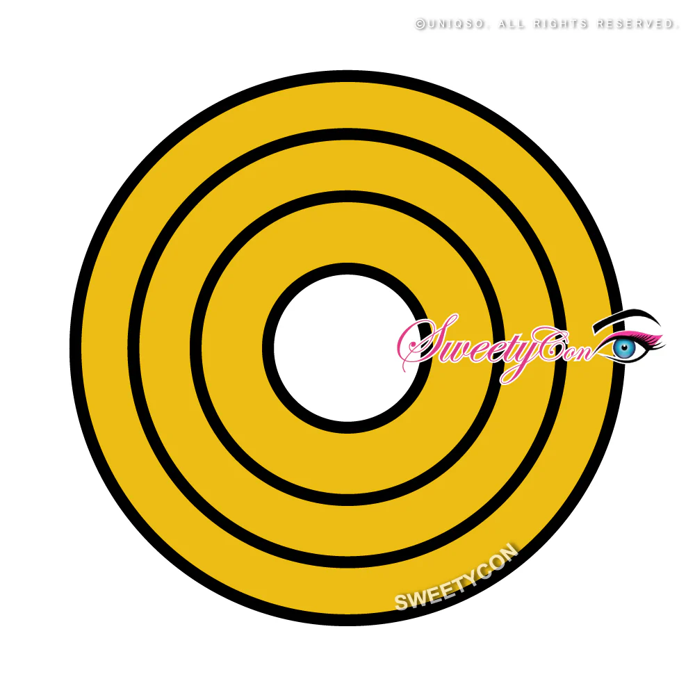 Sweety Crazy Yellow Rings (1 lens/pack) - Image 8