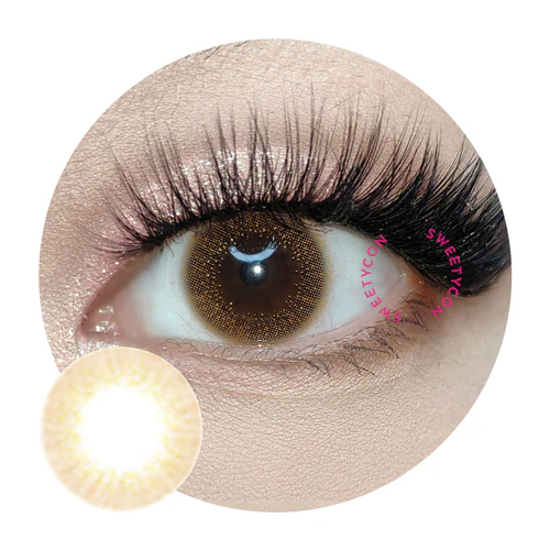 Sweety Glitter Mousse Brown (1 lens/pack)
