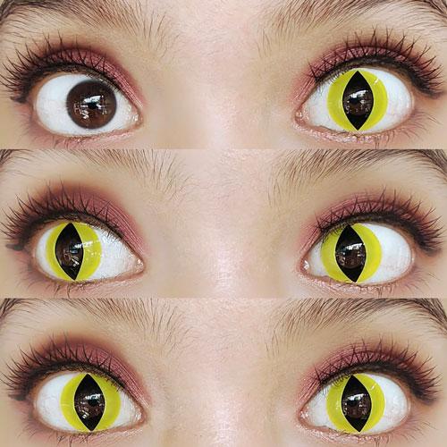 Kazzue Crazy Lens with Power - Cat Eyes (1 lens/pack) - Image 2