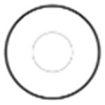 Kazzue Crazy Lens with Power - Gothic White (1 lens/pack)