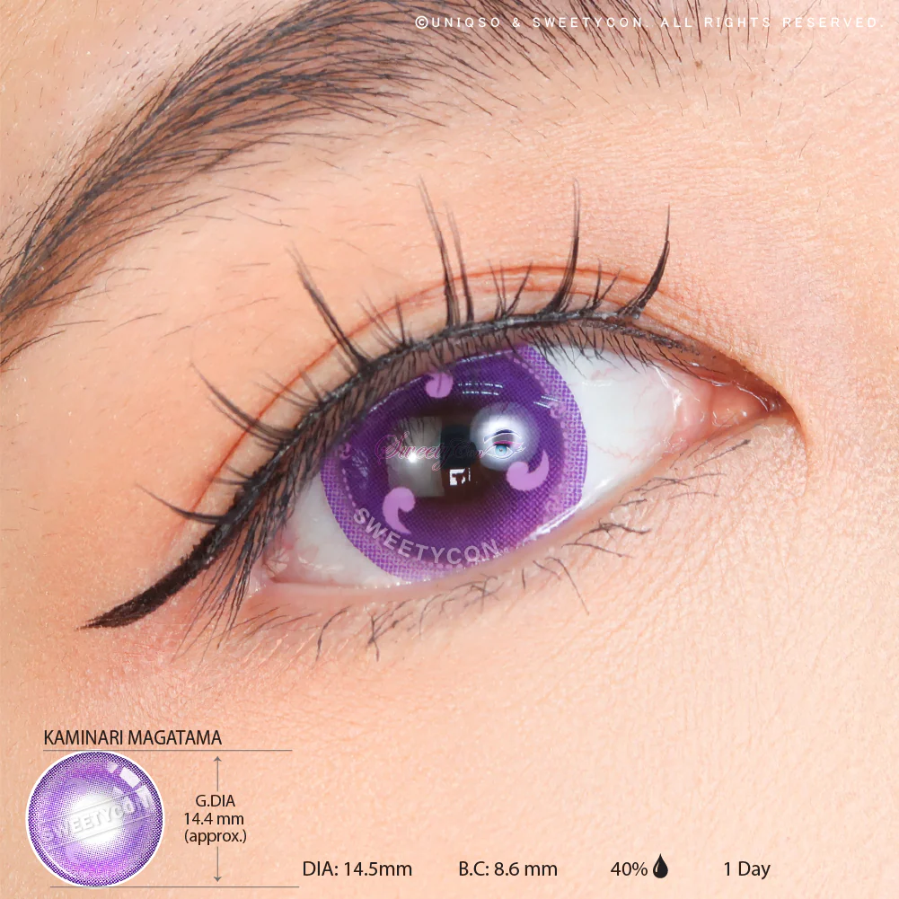 Sweety x Eyesinger 1 Day Kaminari Magatama (2 lenses/pack) - Image 3