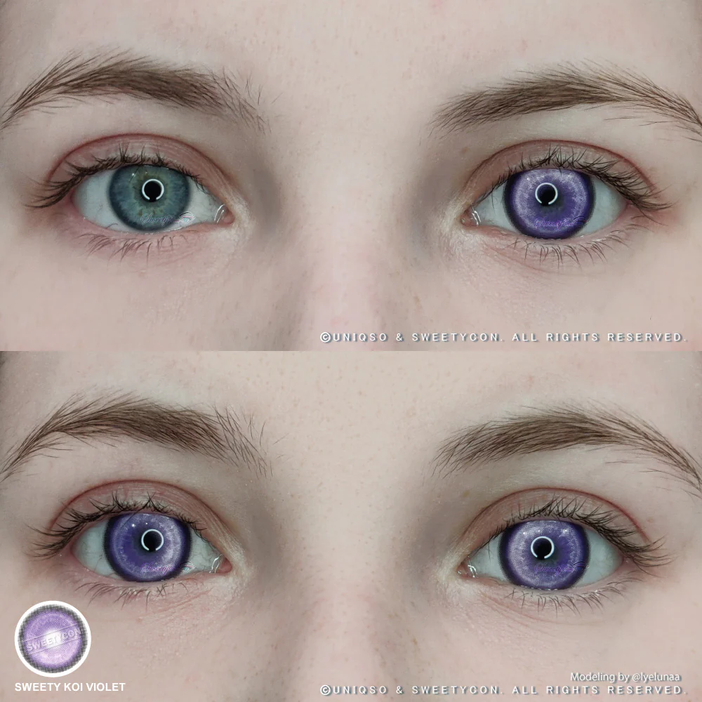 Sweety Koi Violet (1 lens/pack) - Image 2