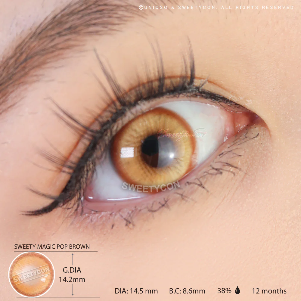 Sweety Magic Pop Brown (1 lens/pack) - Image 5