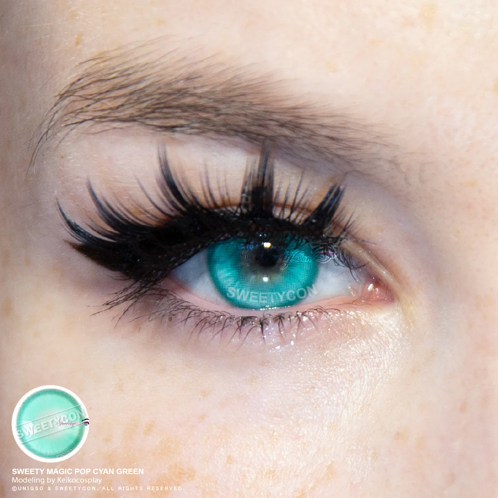 Sweety Magic Pop Cyan Green (1 lens/pack) - Image 3