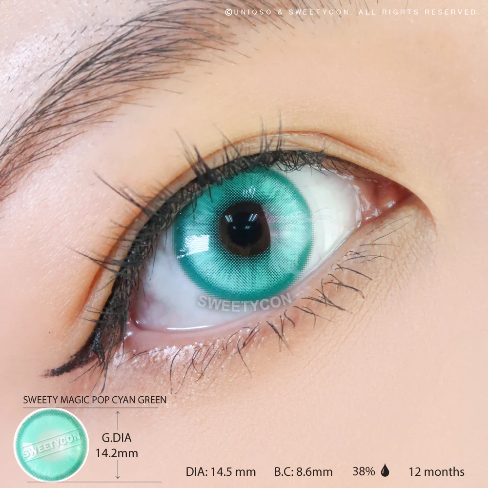 Sweety Magic Pop Cyan Green (1 lens/pack) - Image 5