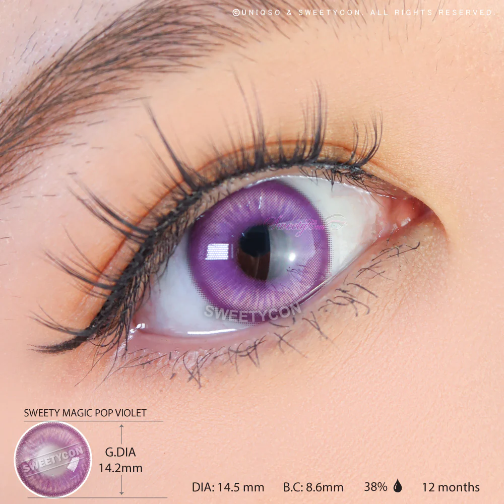 Sweety Magic Pop Violet (1 lens/pack) - Image 5