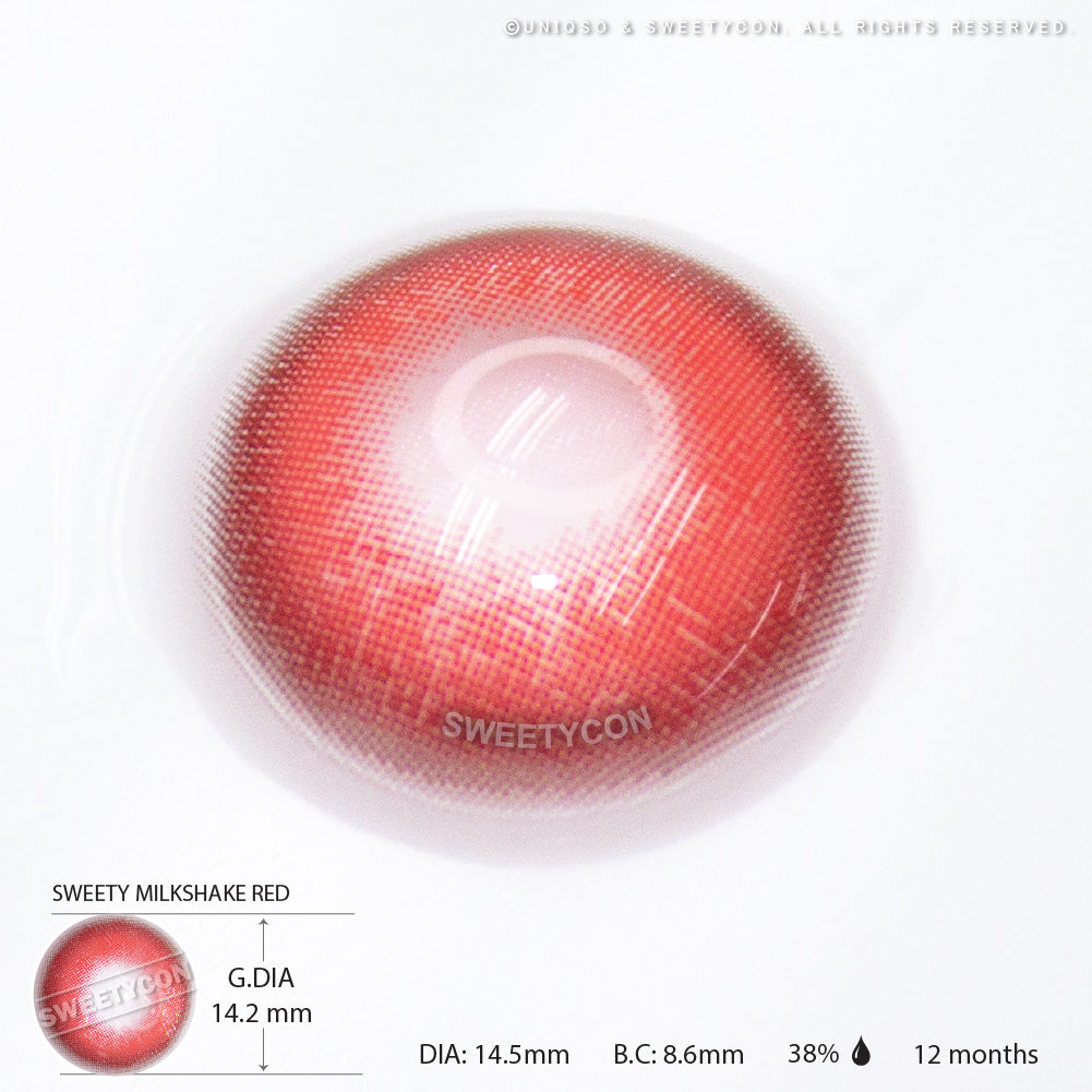 Sweety Milkshake Red (1 lens/pack) - Image 6
