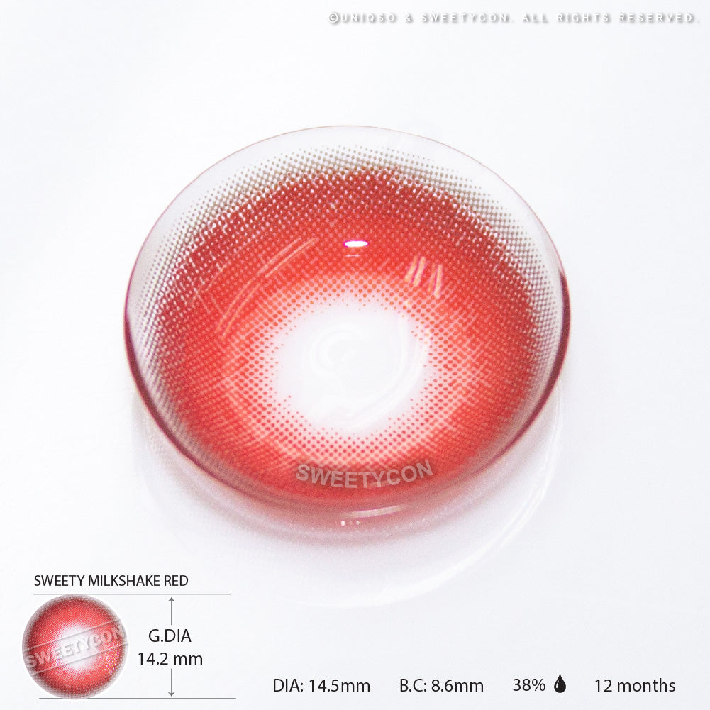 Sweety Milkshake Red (1 lens/pack) - Image 7