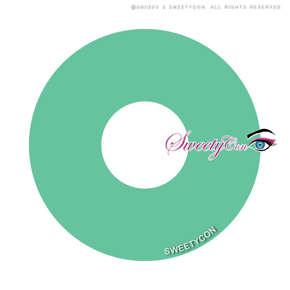 Sweety Mini Sclera UV Glow Green (1 lens/pack) - Image 7