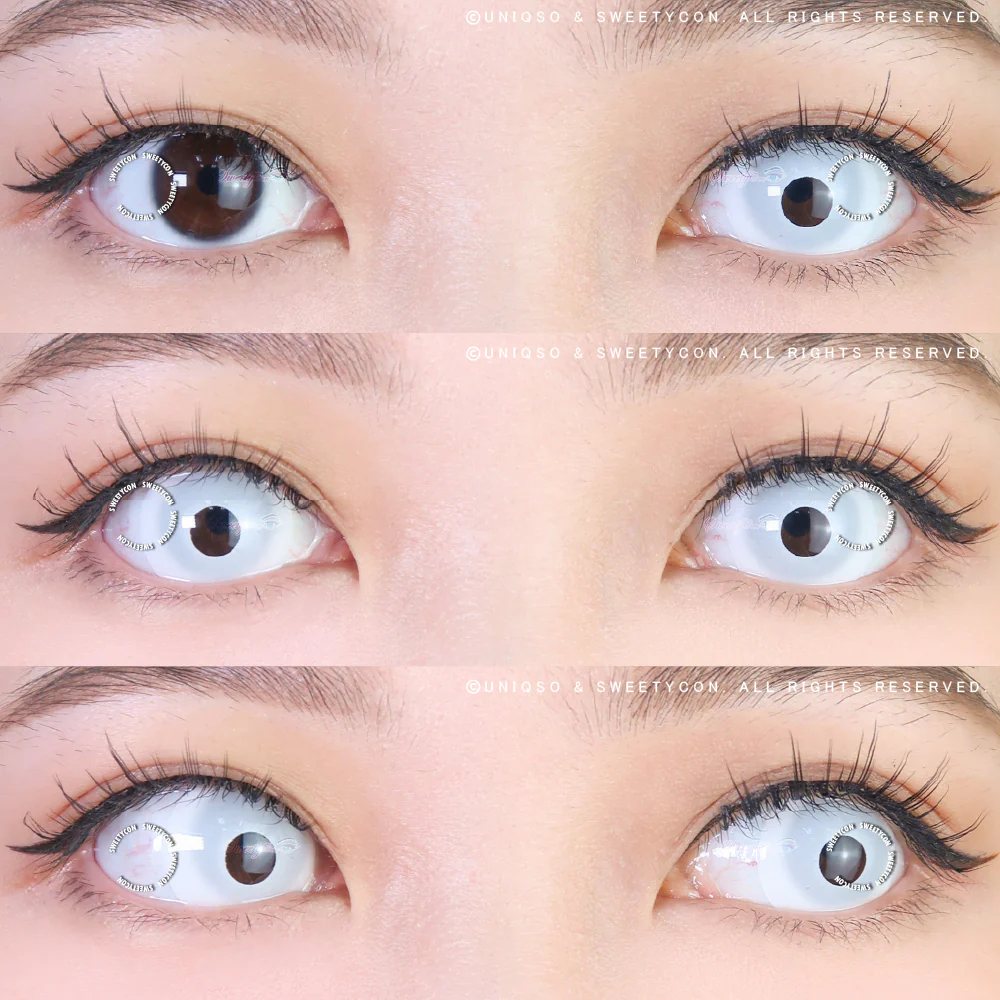 Sweety Mini Sclera UV Glow White (1 lens/pack) - Image 2