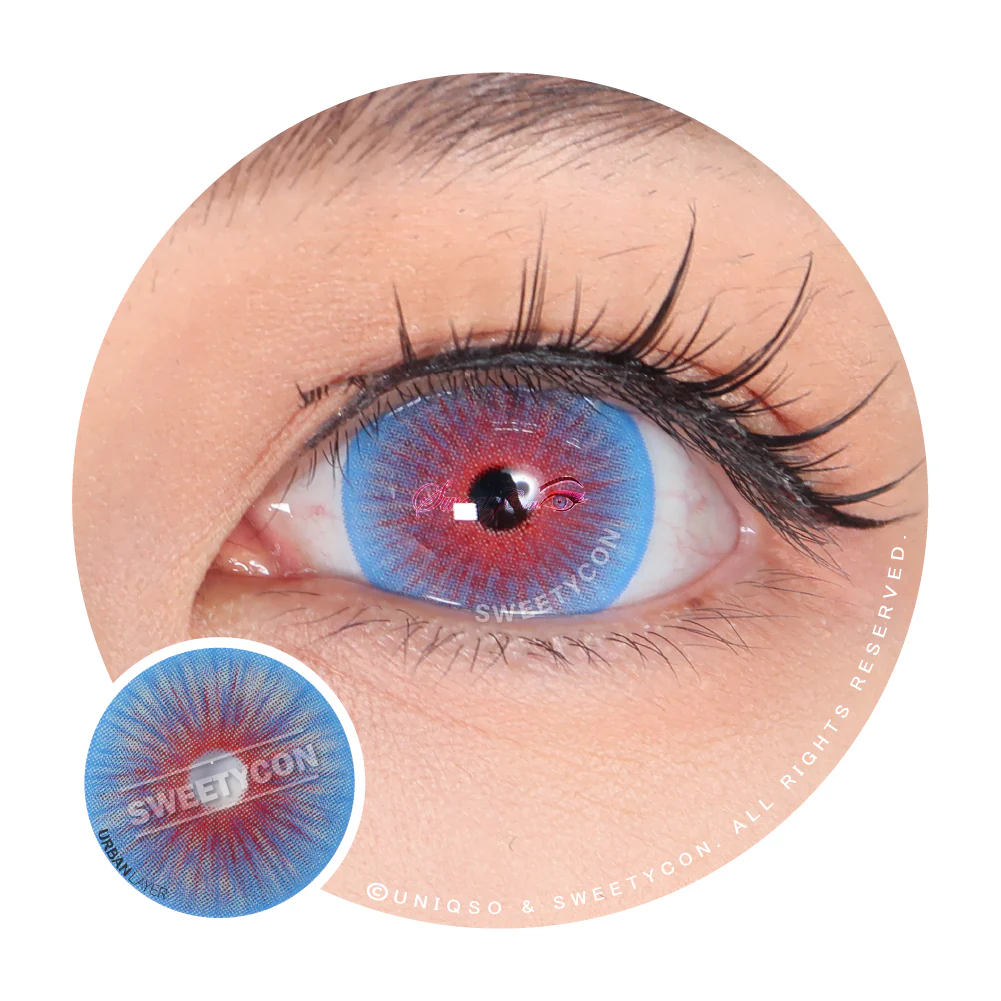 Sweety Mini Sclera Mystic Flame (1 lens/pack)