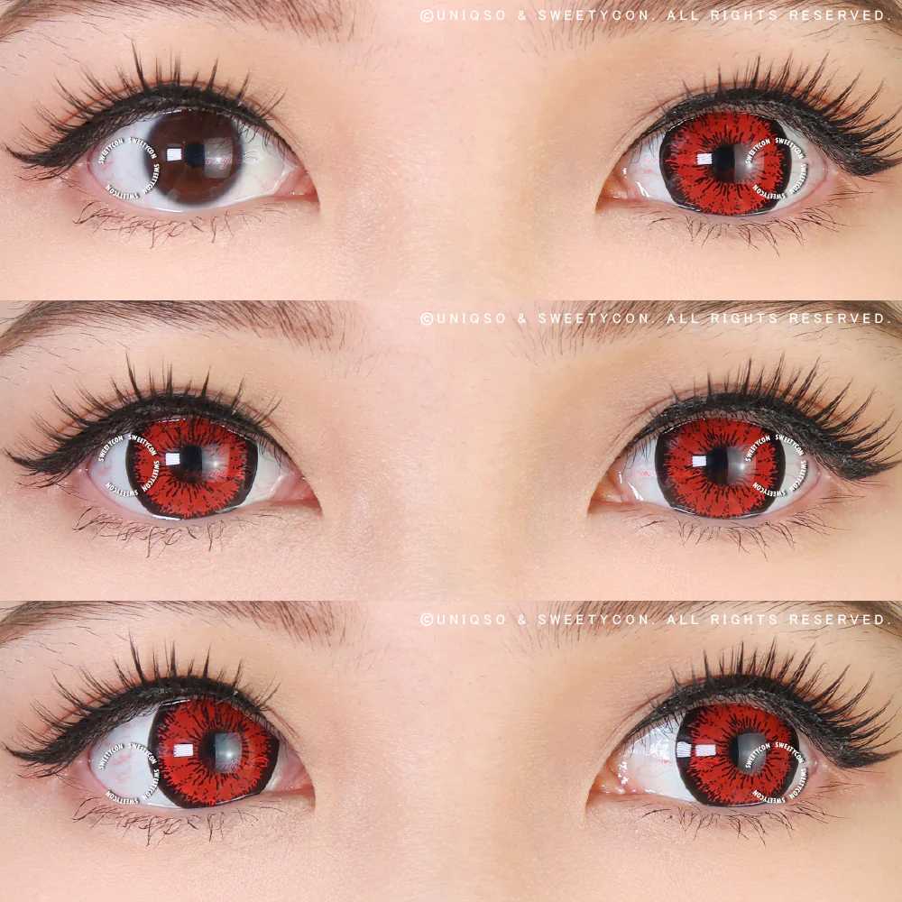 Sweety Mini Sclera Tokyo N Red (1 lens/pack) - Image 2