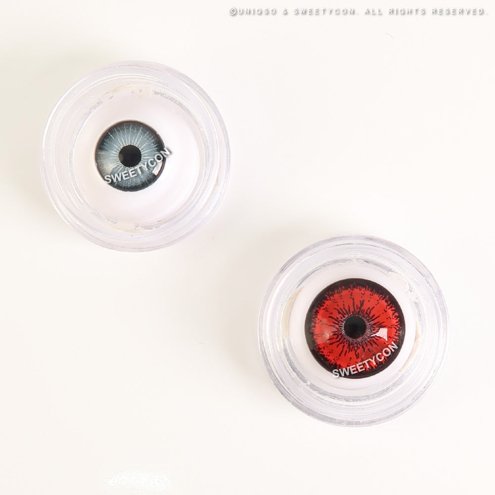 Sweety Mini Sclera Tokyo N Red (1 lens/pack) - Image 4
