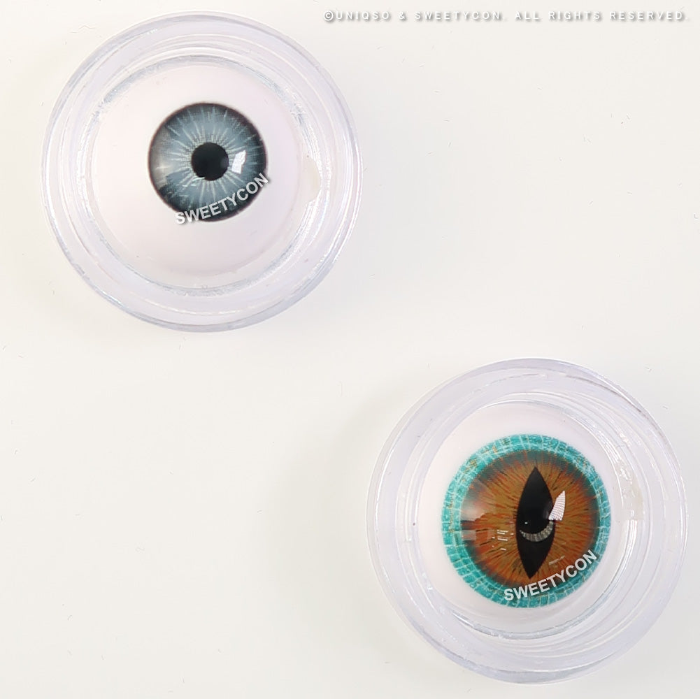 Sweety Mini Sclera Brown Lizard (1 lens/pack) - Image 5