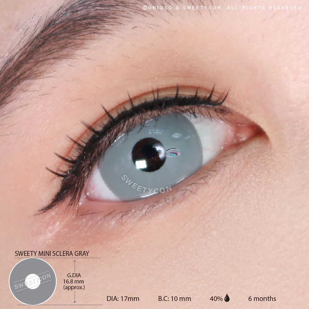 Sweety Mini Sclera Gray (1 lens/pack) - Image 3