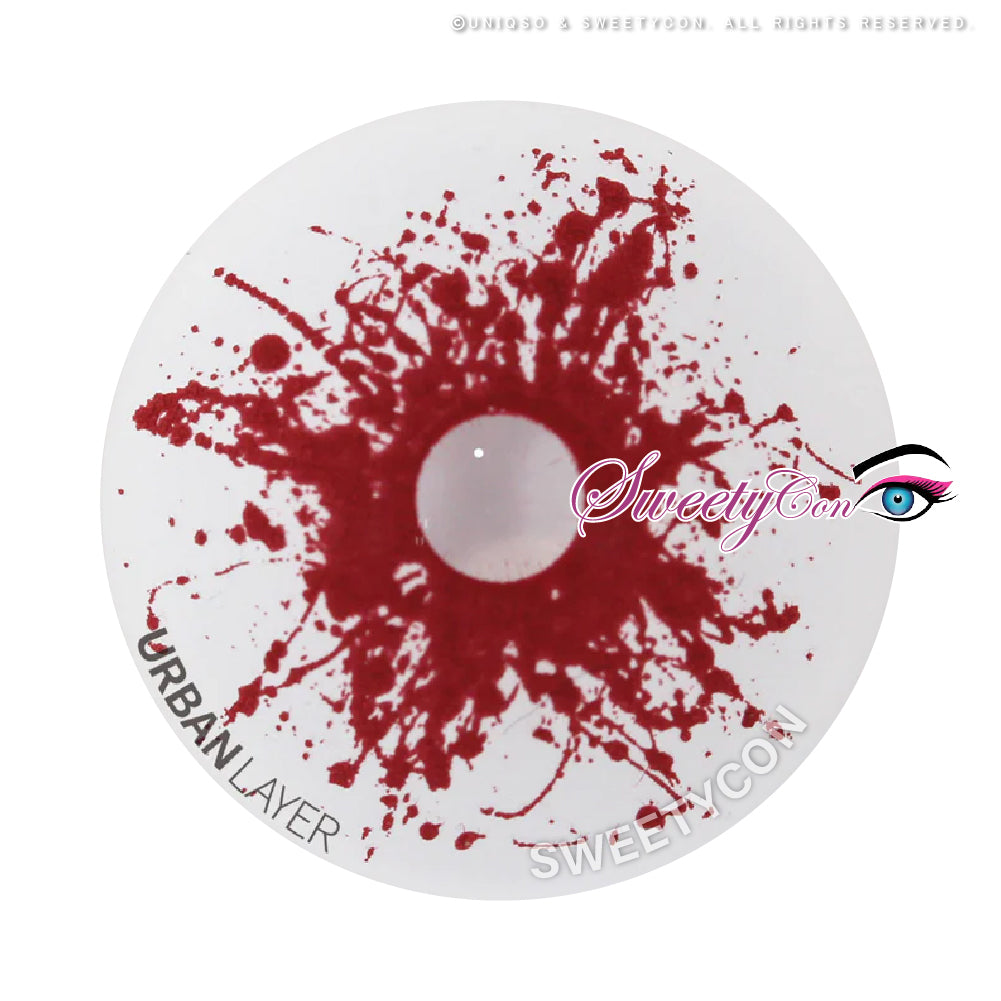 Sweety Mini Sclera Red Splash (1 lens/pack) - Image 6