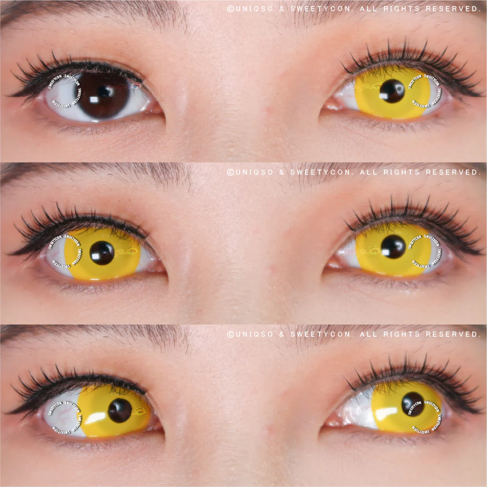 Sweety Mini Sclera Yellow (1 lens/pack) - Image 2
