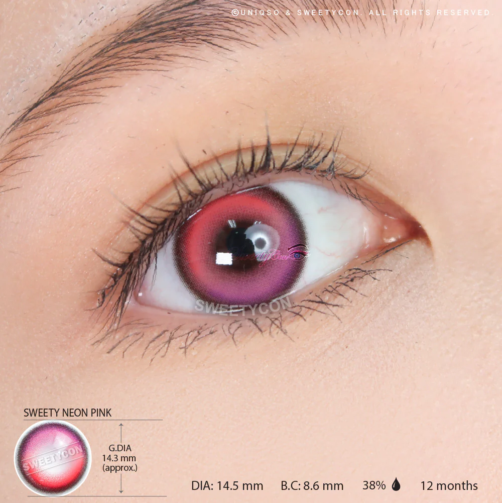 Sweety Neon Pink (1 lens/pack) - Image 2