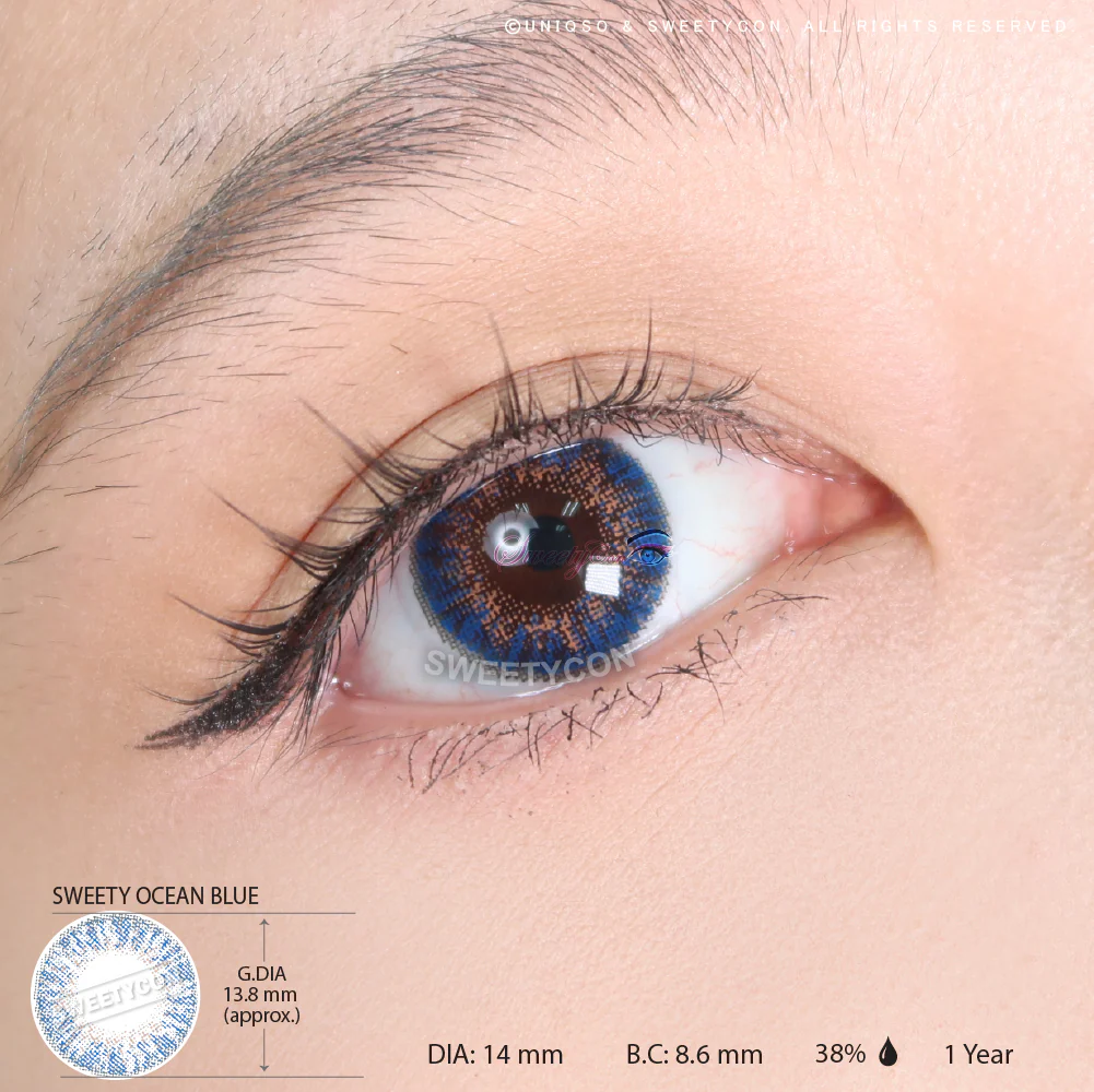 Sweety Ocean Blue Hazel (1 lens/pack) - Image 3