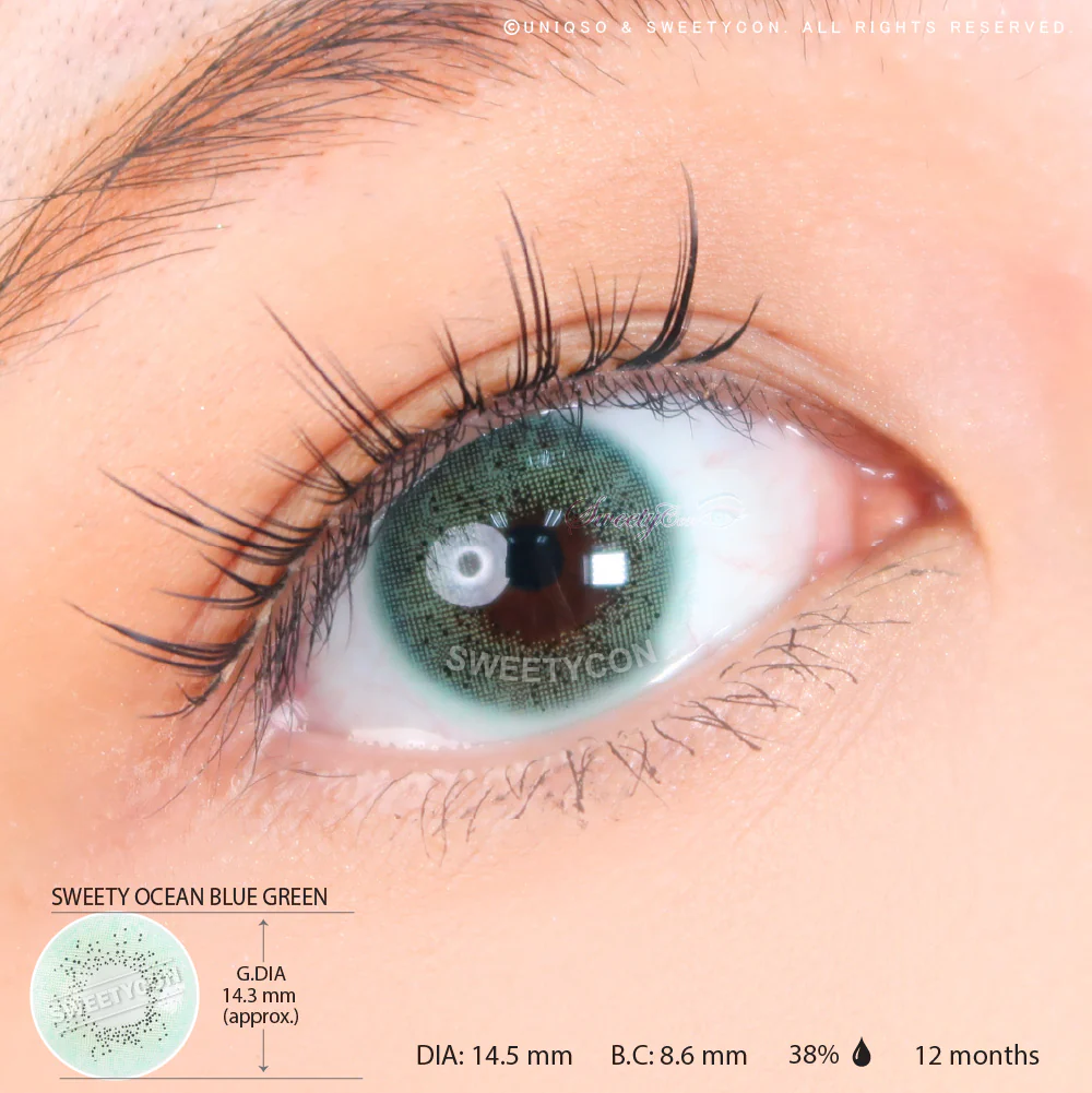 Sweety Ocean Blue Green (1 lens/pack) - Image 3