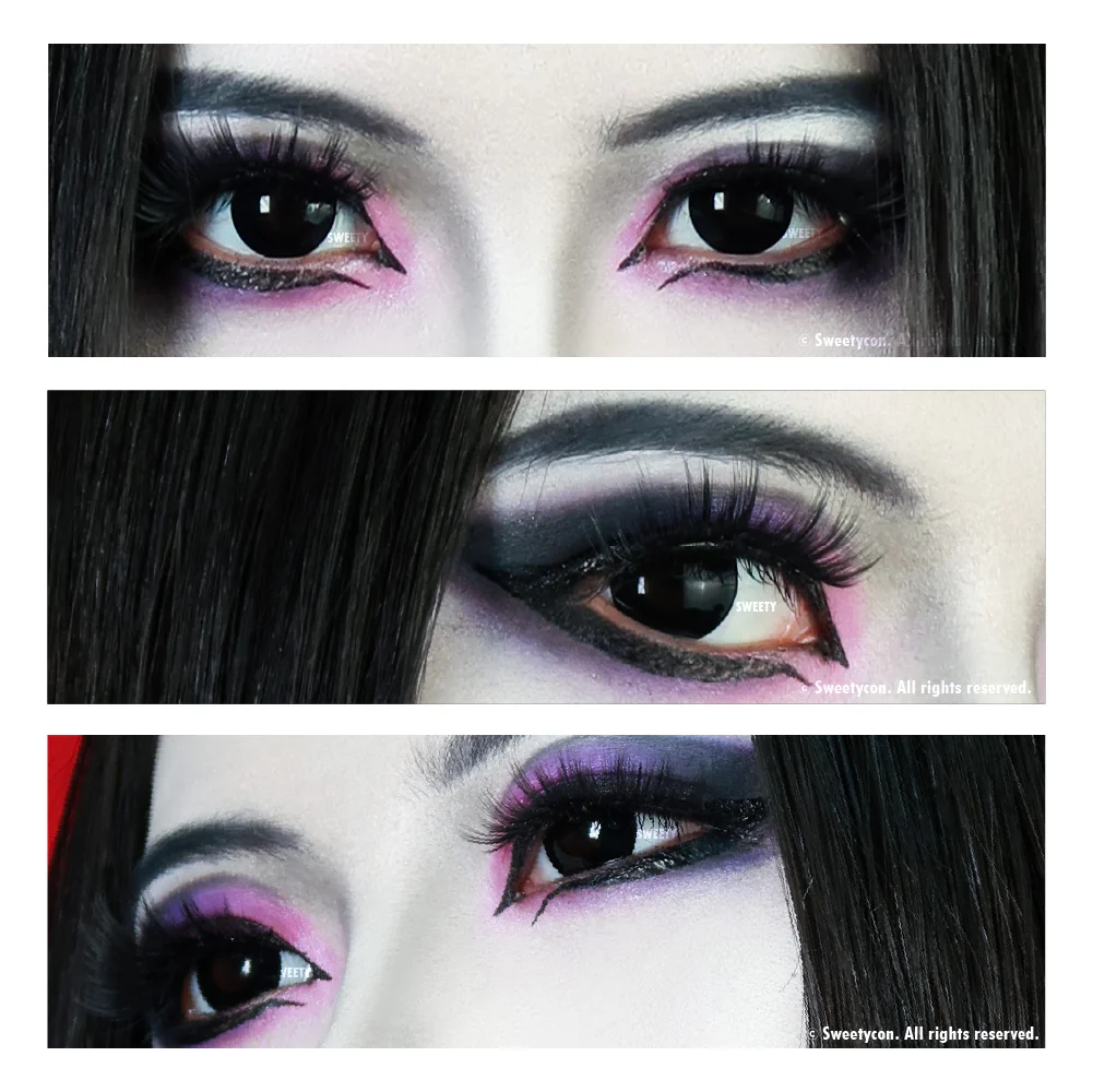 Sweety Pearl Black (Reduced Pupil) (1 lens/pack) - Image 9