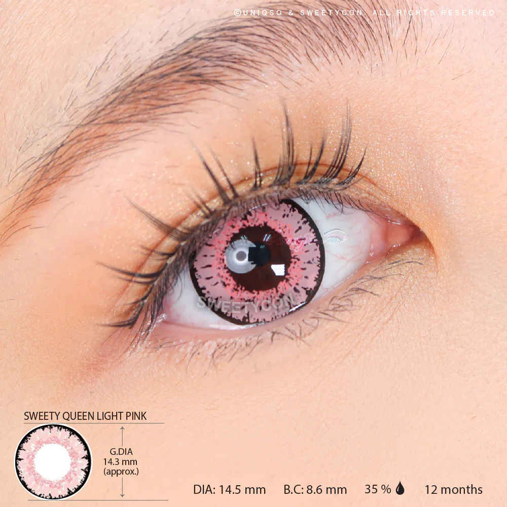 Sweety Queen Light Pink (1 lens/pack) - Image 3