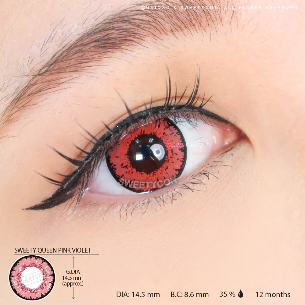 Sweety Queen Pink Violet (1 lens/pack) - Image 4