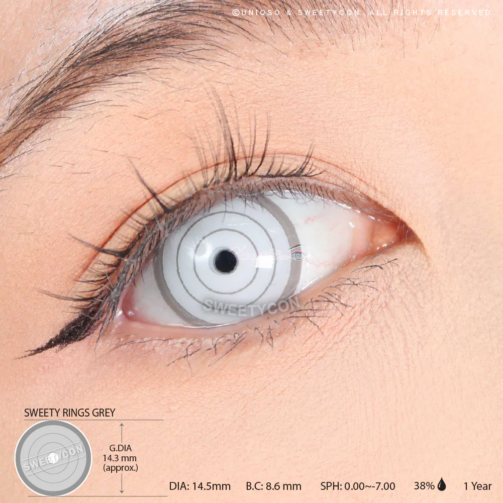 Sweety Crazy Rings Grey (1 lens/pack) - Image 3