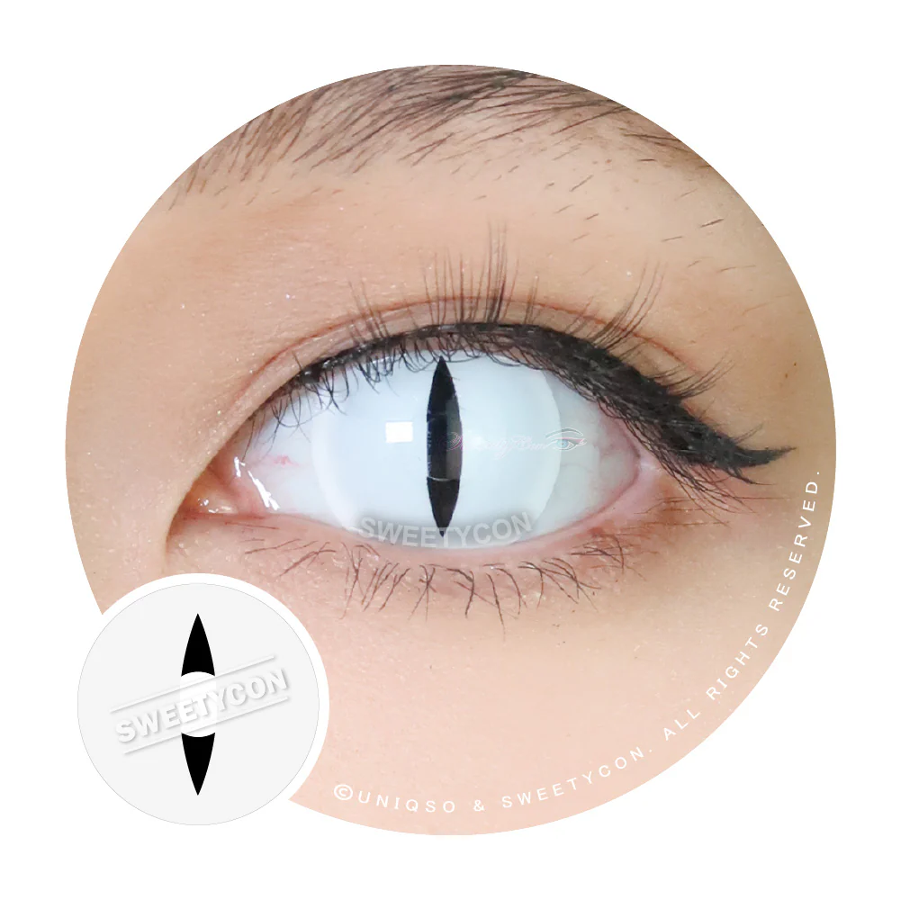 Sweety Snake Eye White (1 lens/pack)