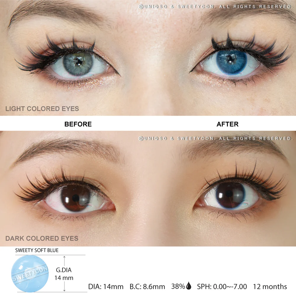 Sweety Soft Blue (1 lens/pack) - Image 3