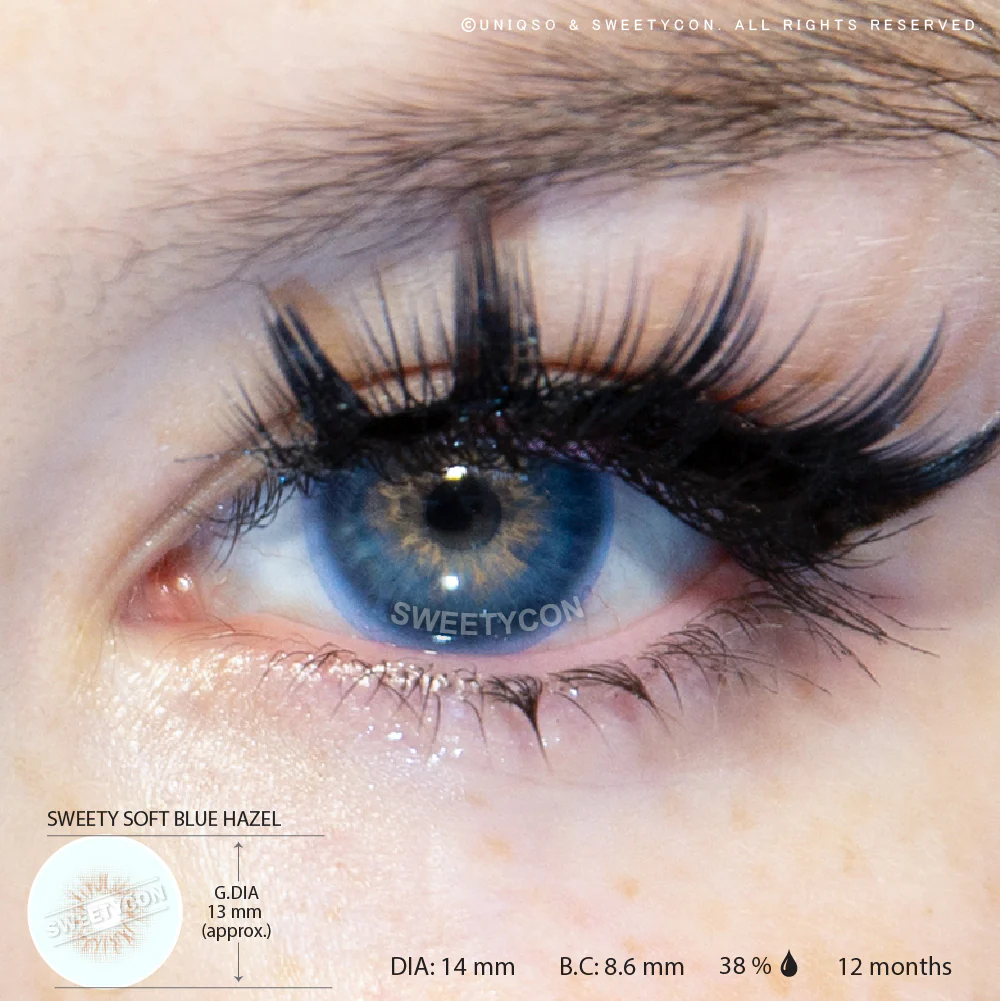Sweety Soft Blue Hazel (1 lens/pack) - Image 4