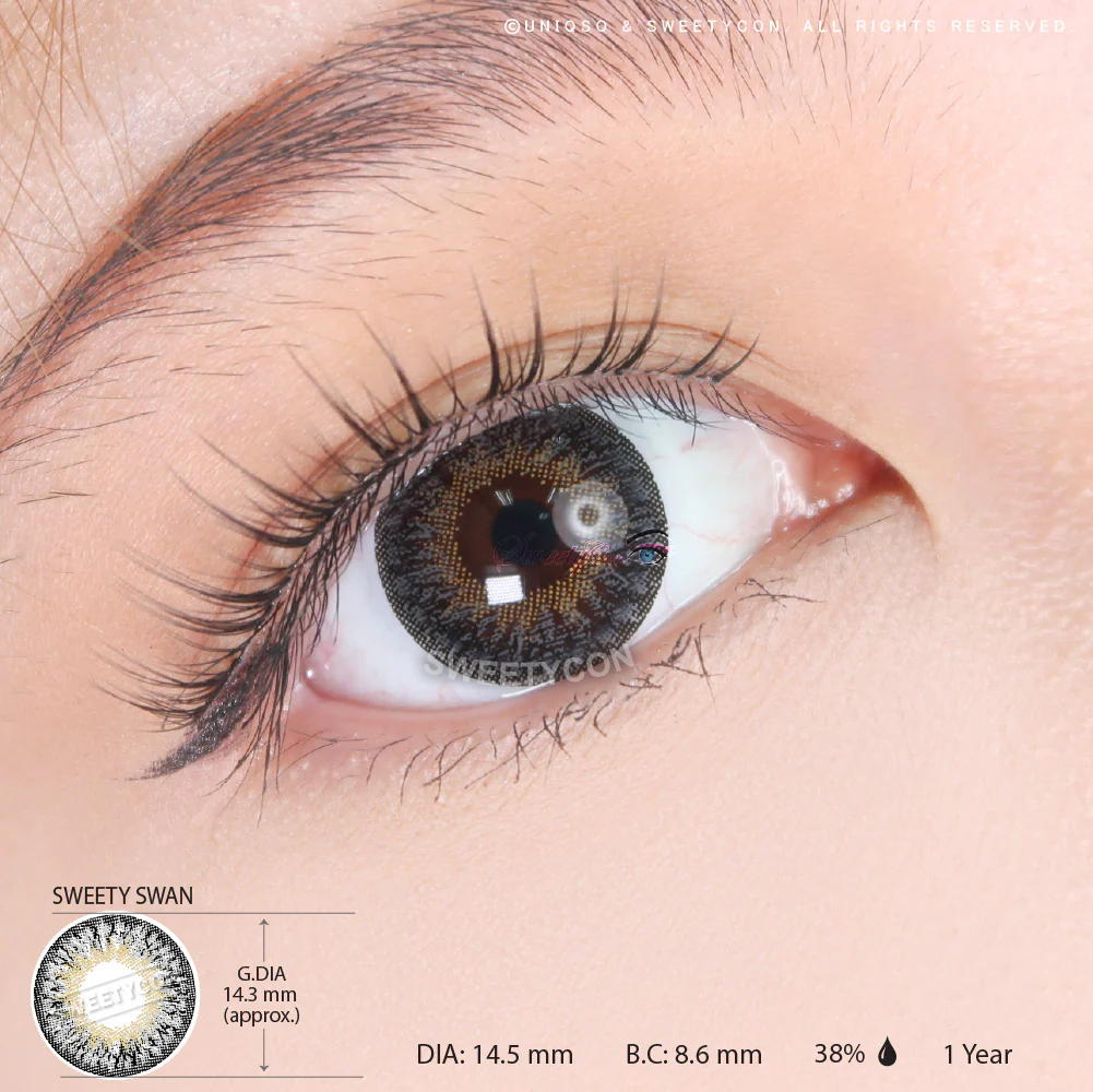 Sweety Swan Black (1 lens/pack) - Image 3