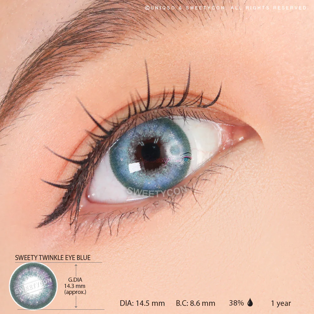 Sweety Twinkle Eye Blue (1 lens/pack) - Image 3