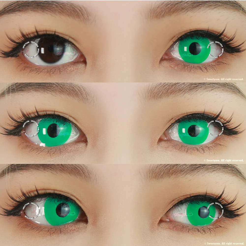 Sweety Crazy UV Glow Green (1 lens/pack) - Image 2