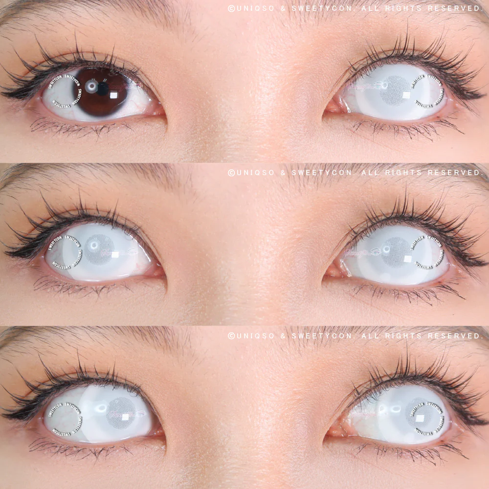 Sweety Mini Sclera UV White Blind Mesh (1 lens/pack) - Image 2