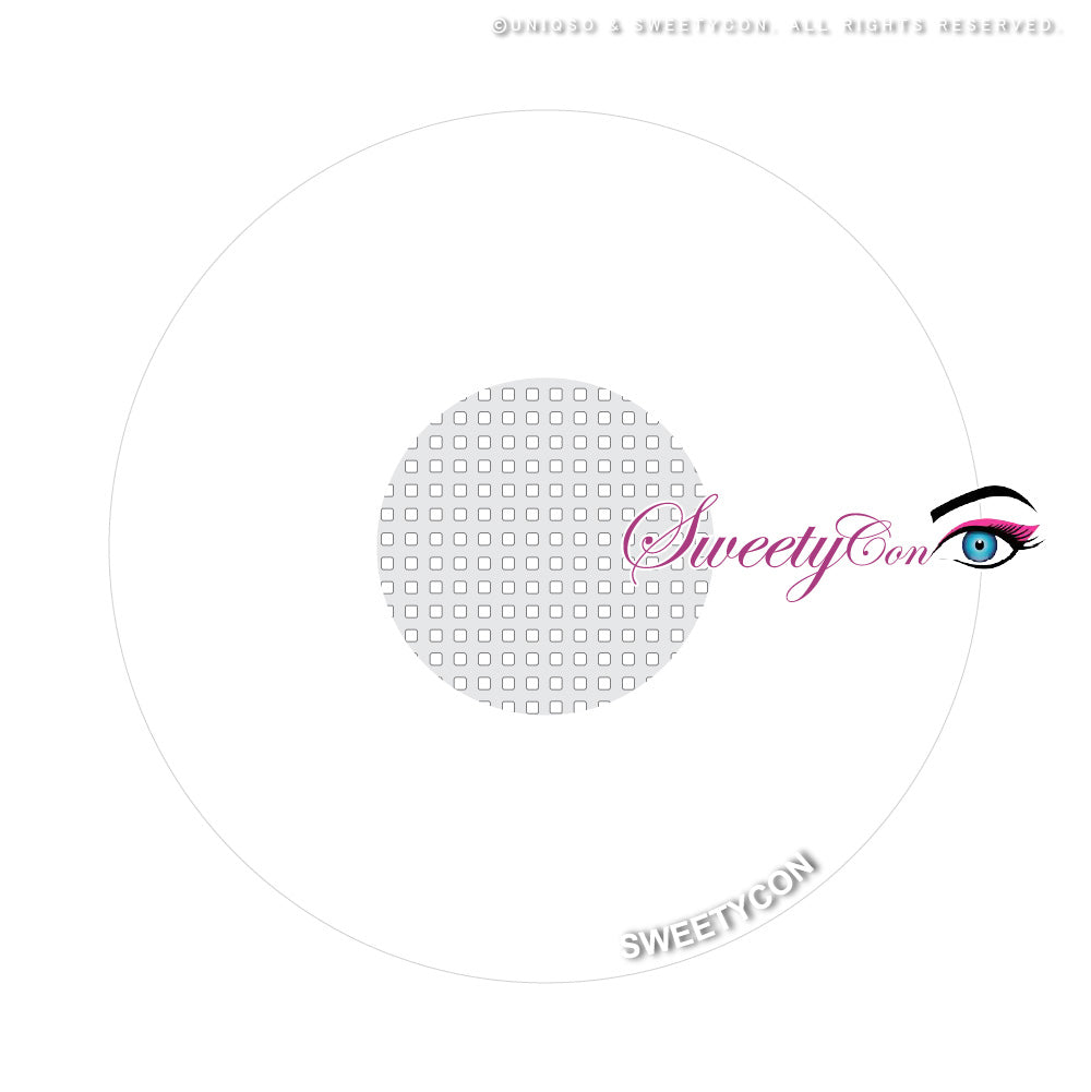 Sweety Mini Sclera UV White Blind Mesh (1 lens/pack) - Image 9