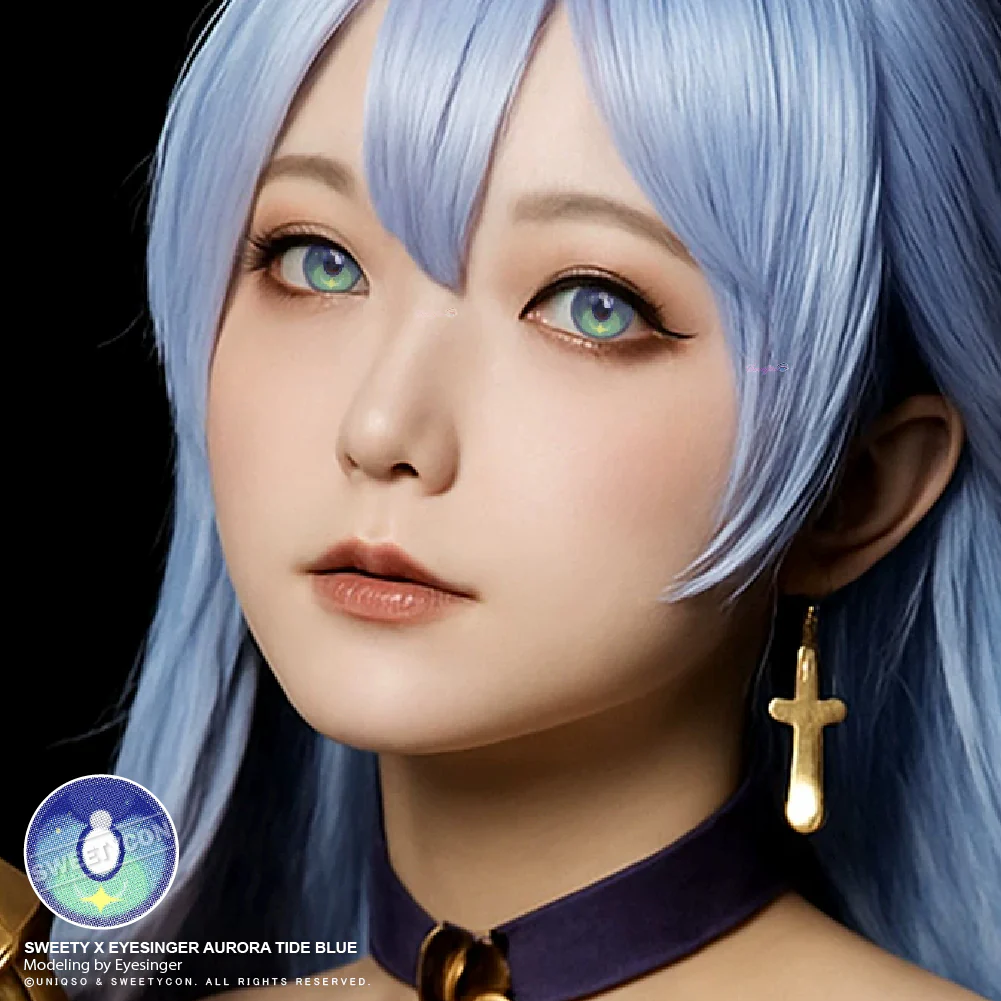 Sweety x Eyesinger Aurora Tide Blue (2 lenses/pack) - Image 8