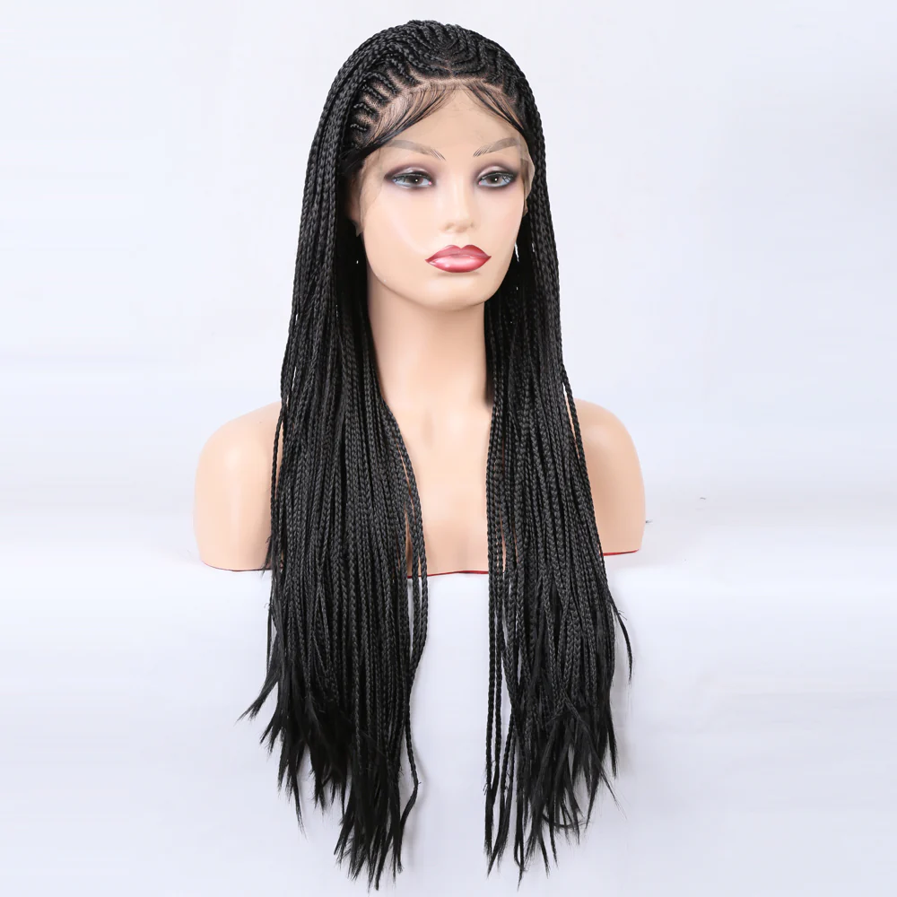 True Glam Braided Front Lace Wig - Image 3