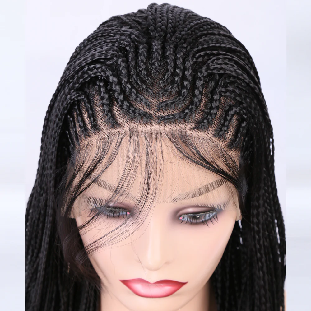 True Glam Braided Front Lace Wig - Image 5