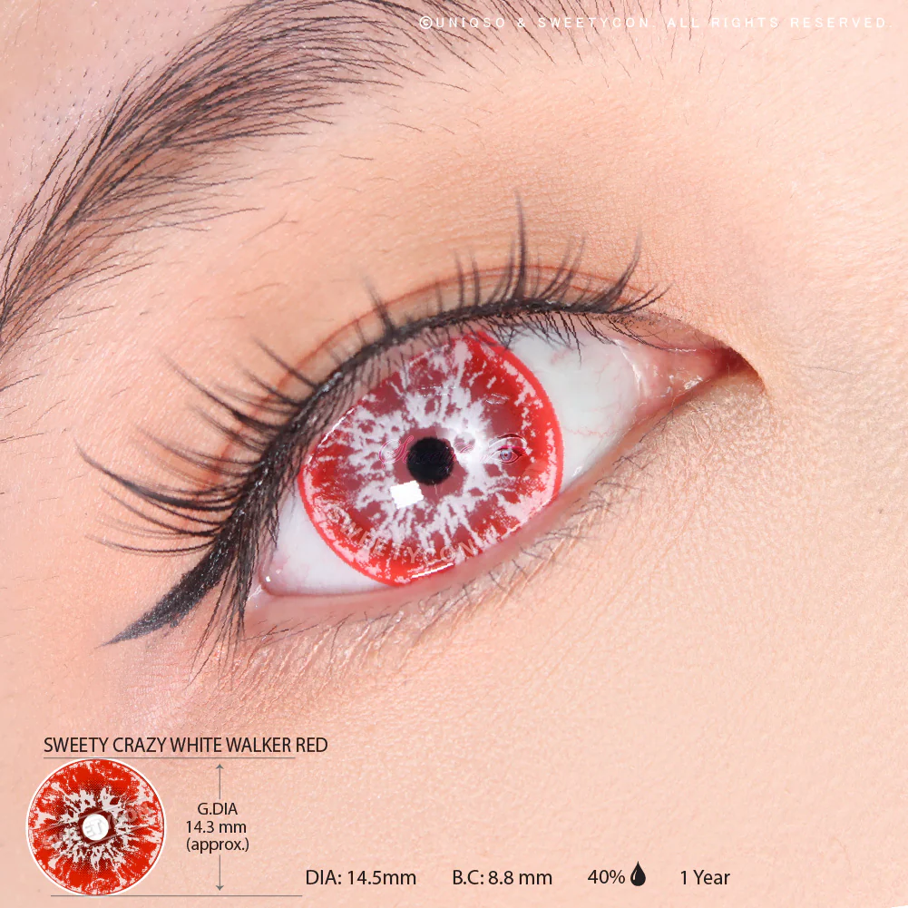 Sweety Crazy White Walker Red (1 lens/pack) - Image 3