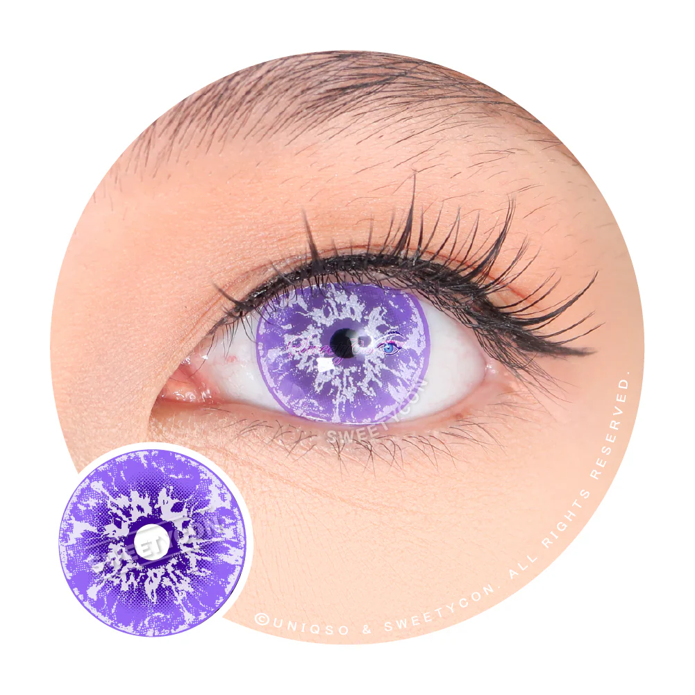 Sweety Crazy White Walker Violet (1 lens/pack)