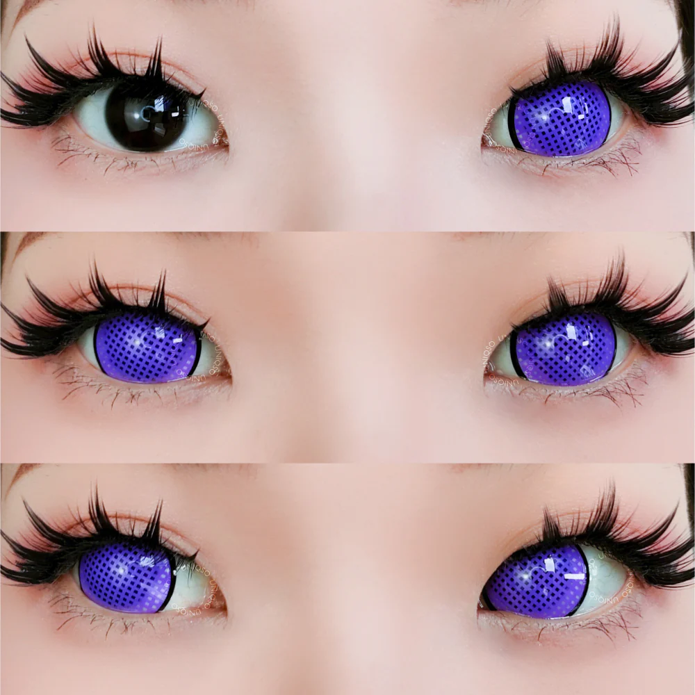 Sweety Mini Sclera Violet Mesh Rim (1 lens/pack) - Image 2