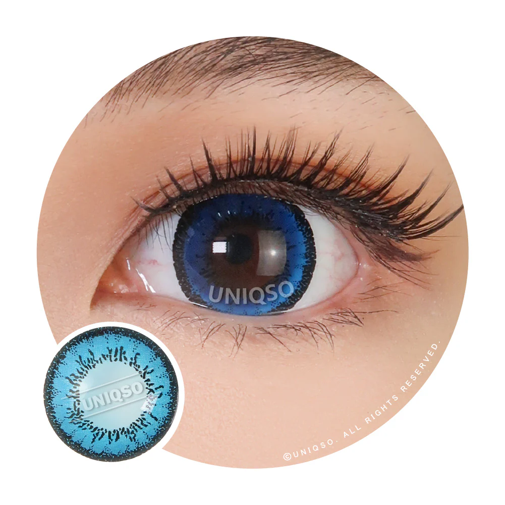 Western Eyes Dolly+ Blue (1 lens/pack)