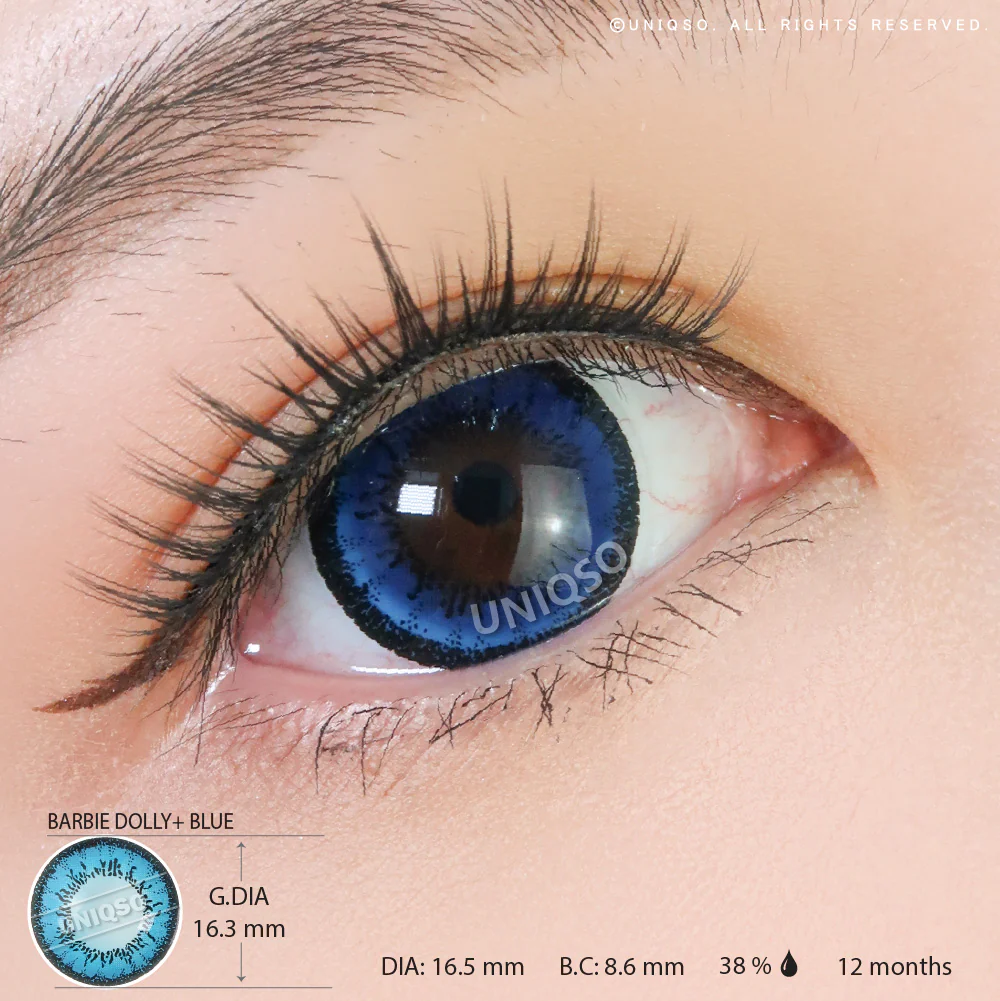 Western Eyes Dolly+ Blue (1 lens/pack) - Image 3