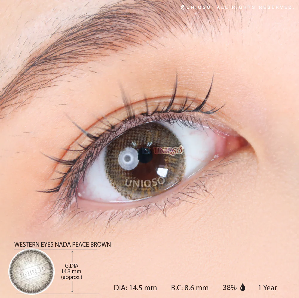 Western Eyes Nada Peace Brown (1 lens/pack) [Exp: 06/2027] - Image 3