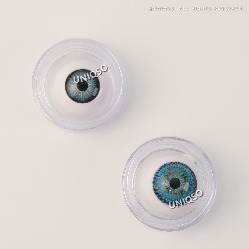 Western Eyes Puffy 3 Tones Blue (1 lens/pack) - Image 5