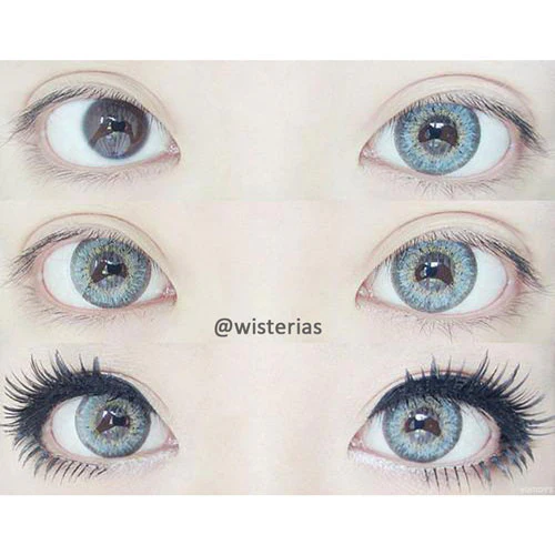 Western Eyes Puffy 3 Tones Grey (1 lens/pack) - Image 7